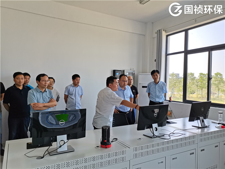高新区生态环境局方明局长一行莅临国祯环？疾熘傅