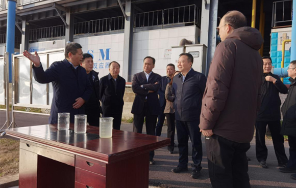 宋国权带队调研尊龙中国官方网站龙湖入湖口水质提升站