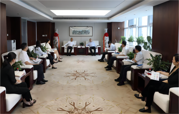 集团公司总会计师朱庆锋赴公司调研?指导并推动深化银企合作